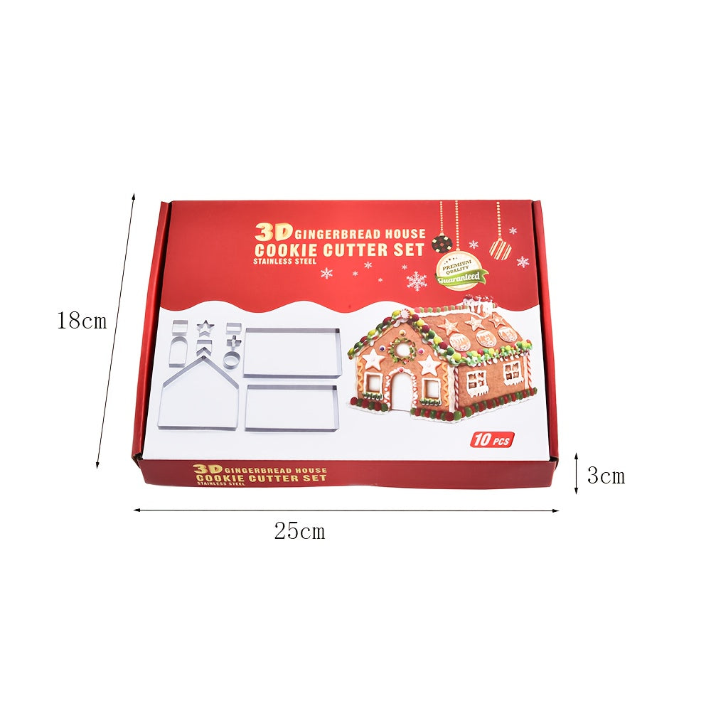 Súprava vykrajovačiek na perníkový domček – 10ks