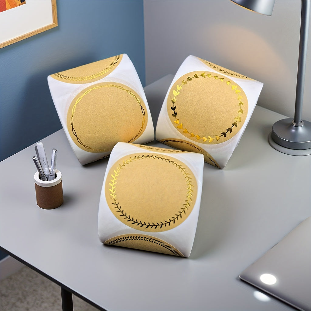 Samolepky – kraft papier