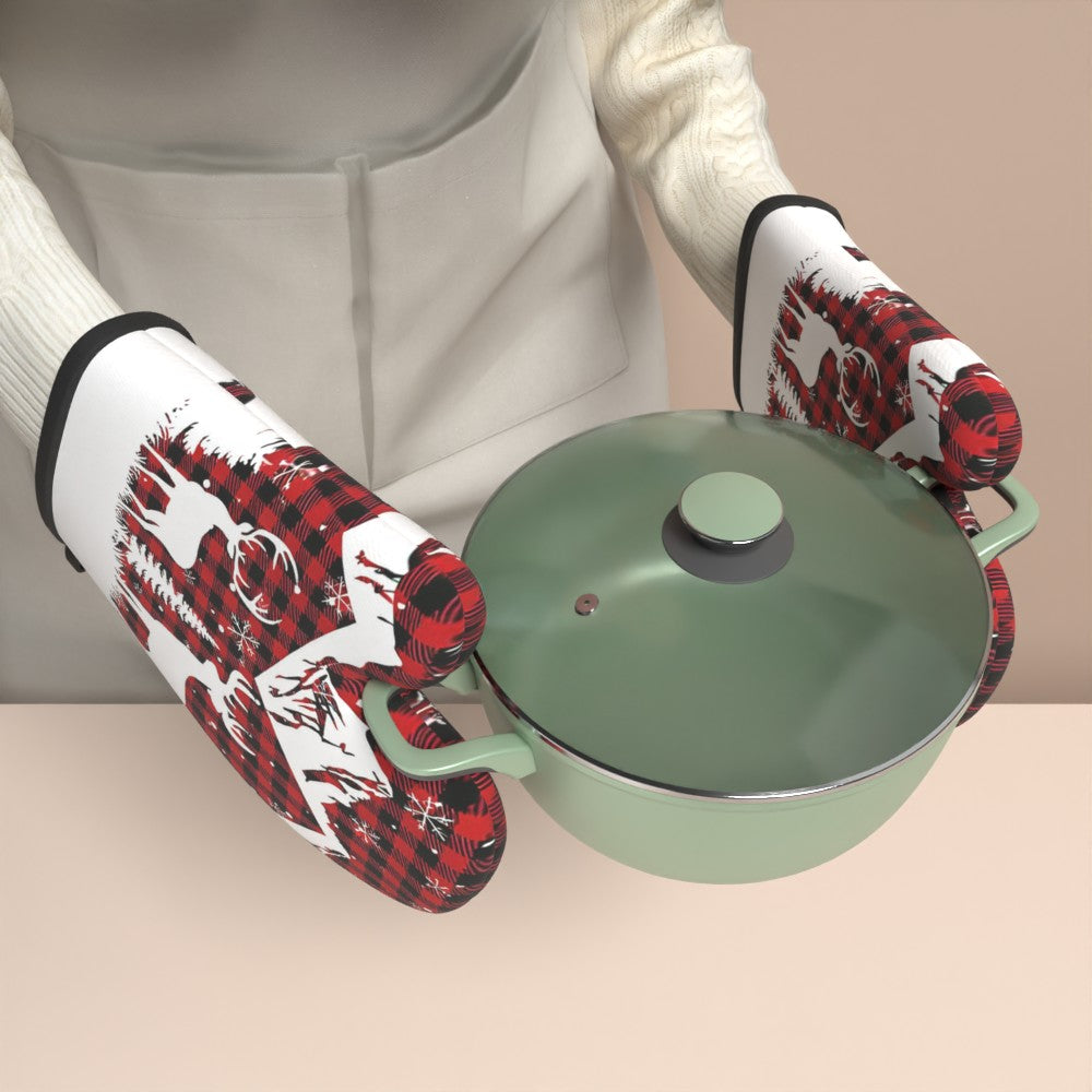 Rukavice na pečenie – červené