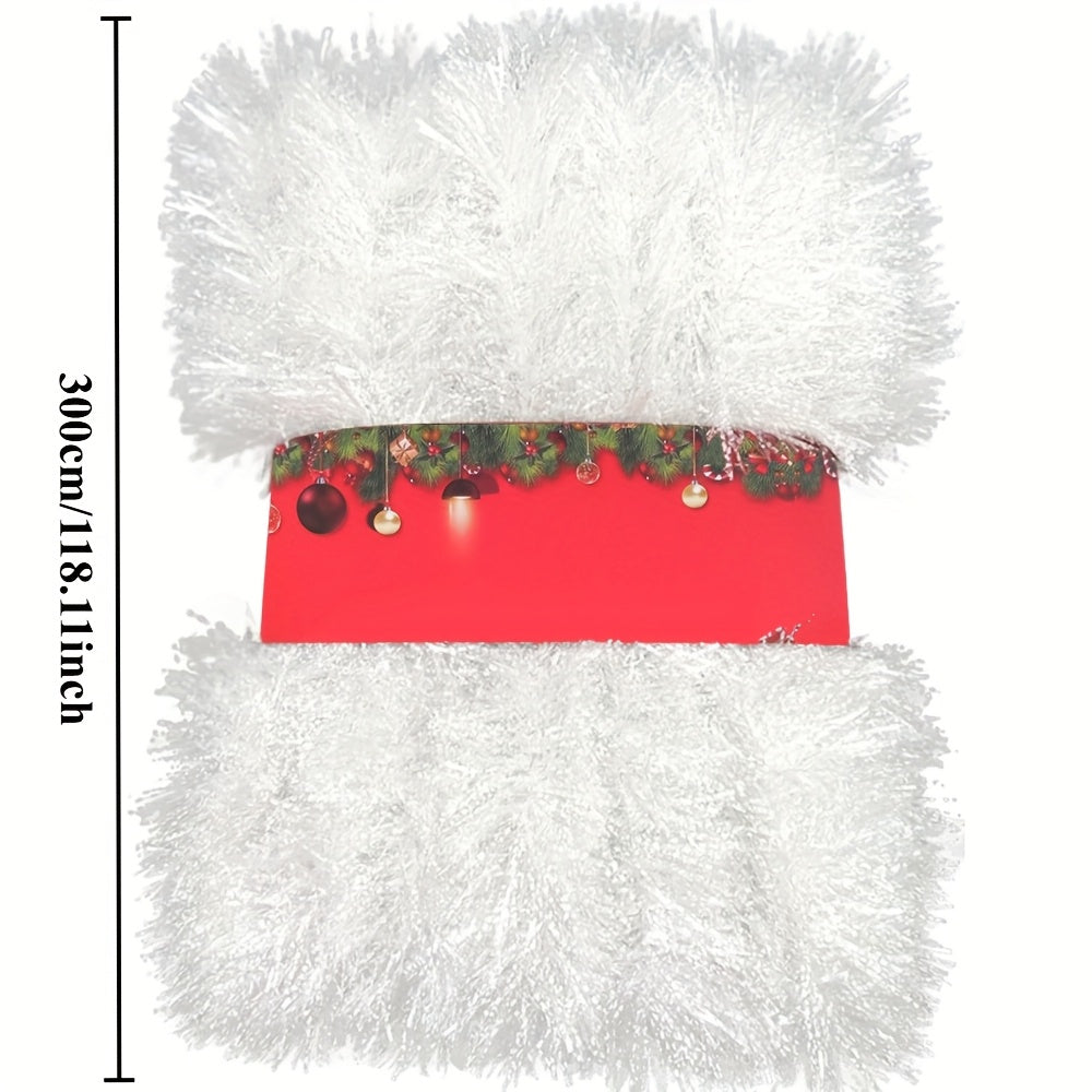 Vianočný girland – biely