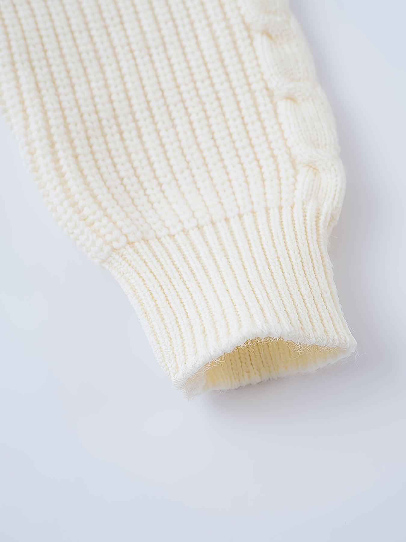 Vianočný sveter pre dievčatá – biely