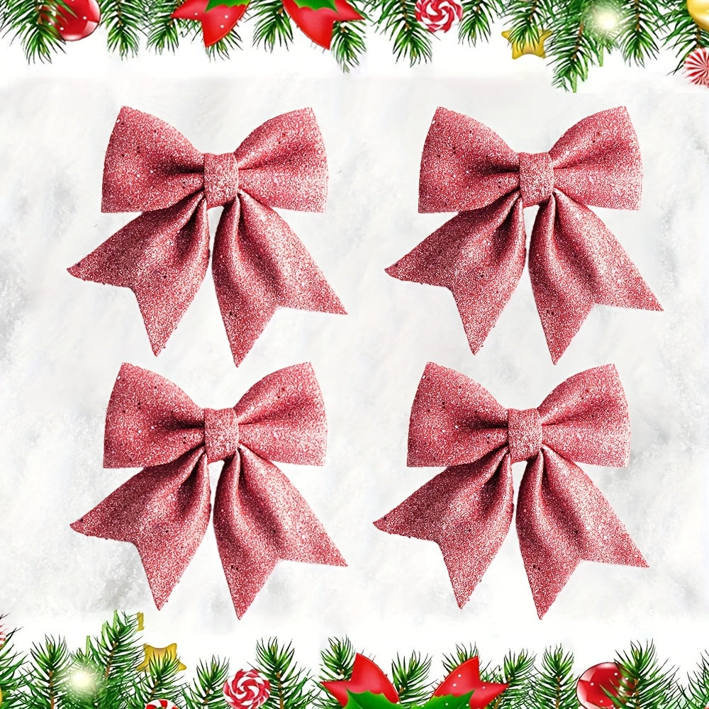 Vianočné dekorácie – 4ks mašle