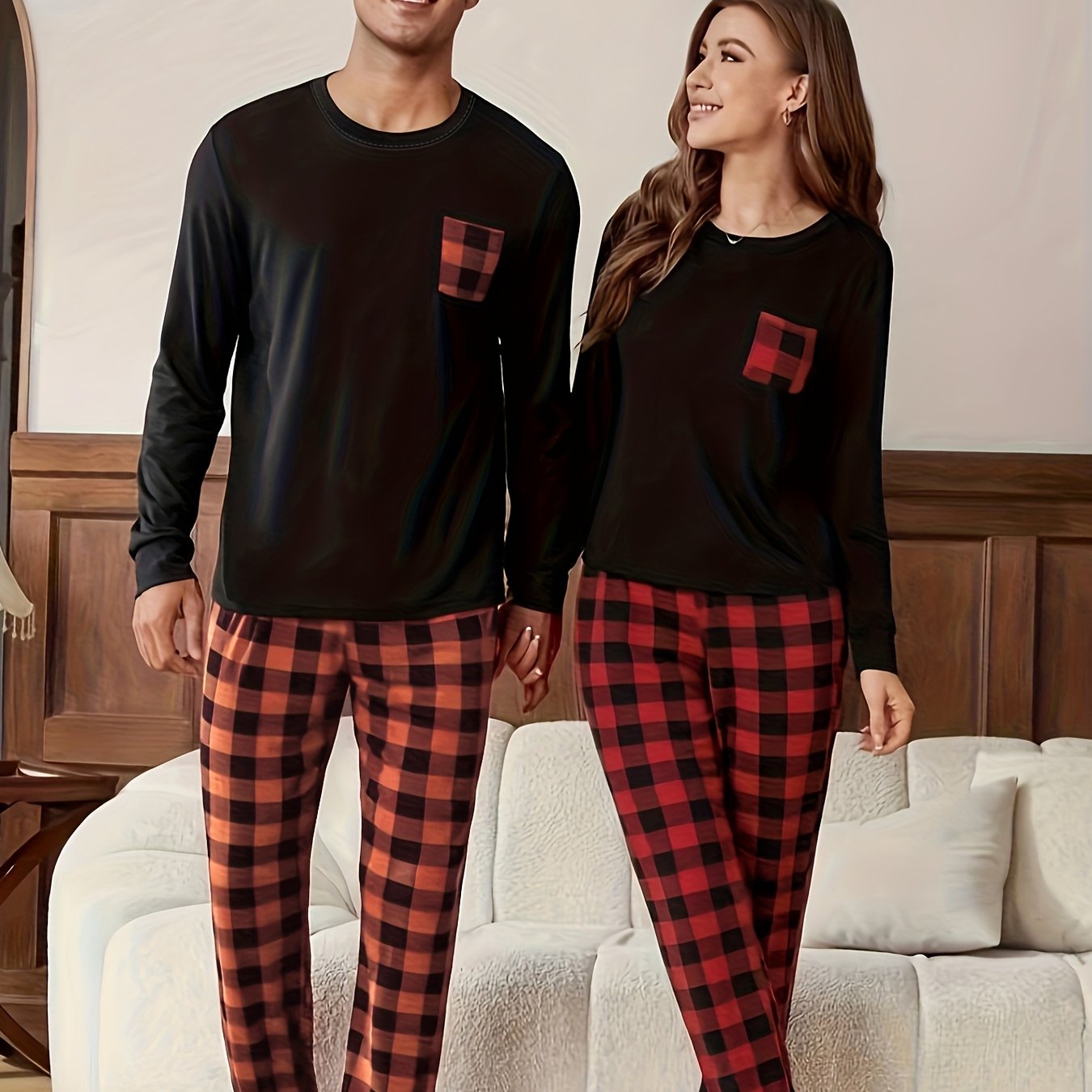 Pyžamo – kárované párové