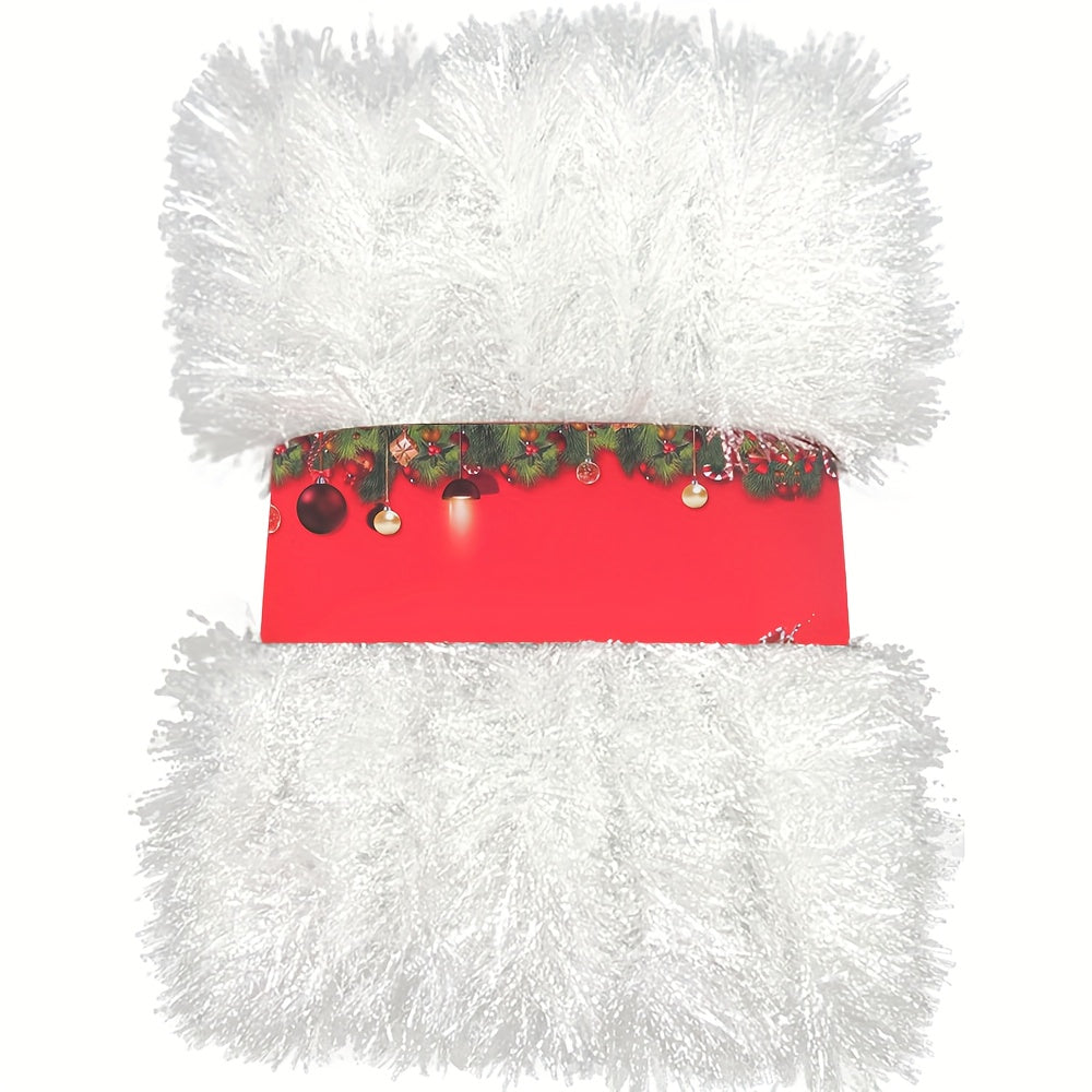 Vianočný girland – biely