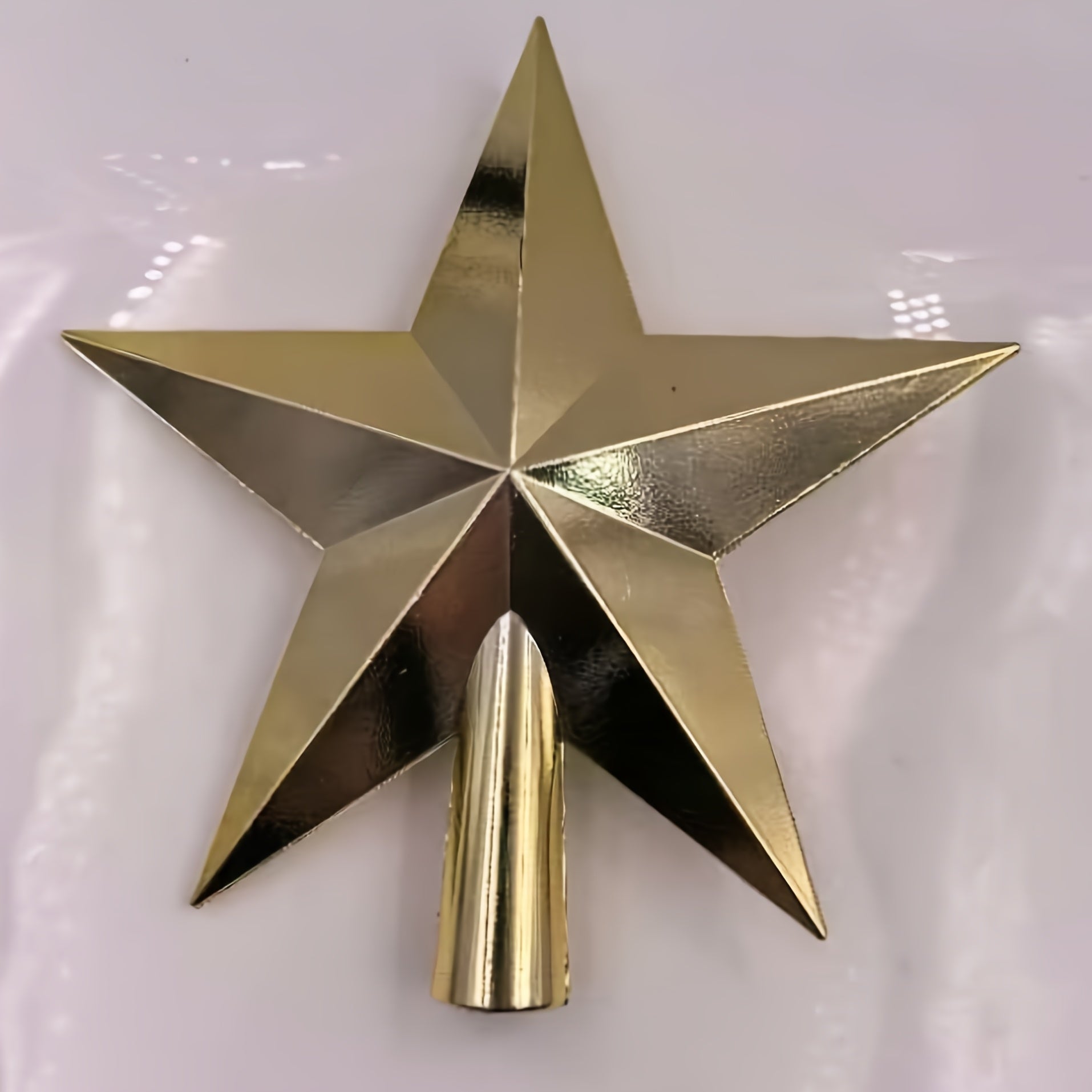 Vianočná hviezda na stromček – zlatá