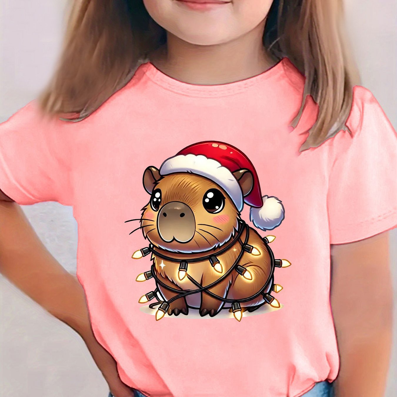 Detské tričko – s potlačou kapybary