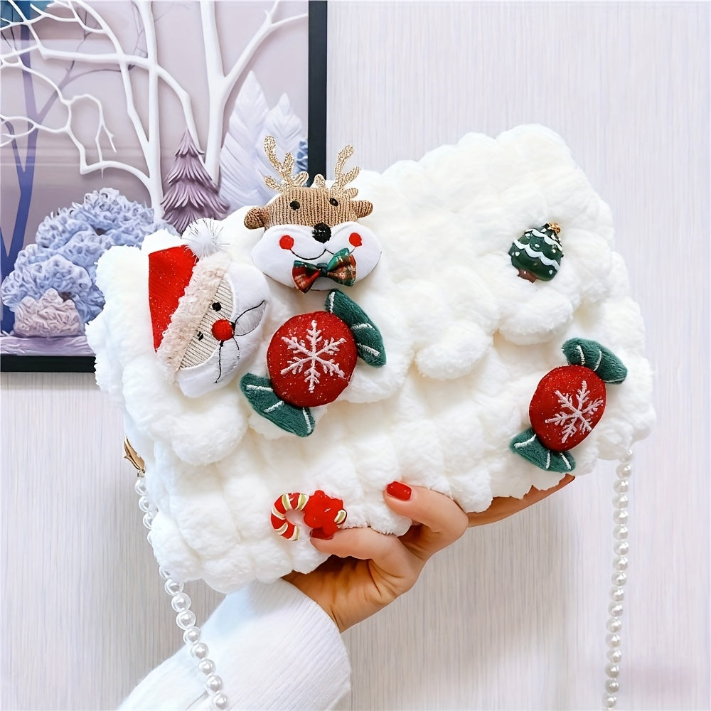 Vianočná kabelka – plyšová