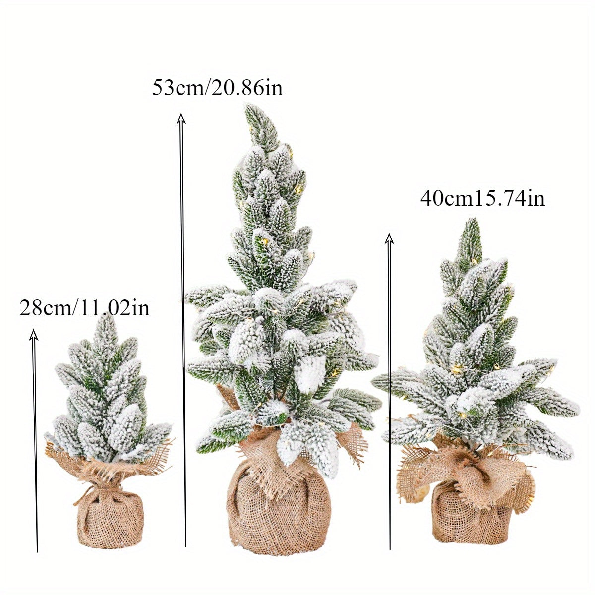 Umelý vianočný stromček – 28cm a 40cm