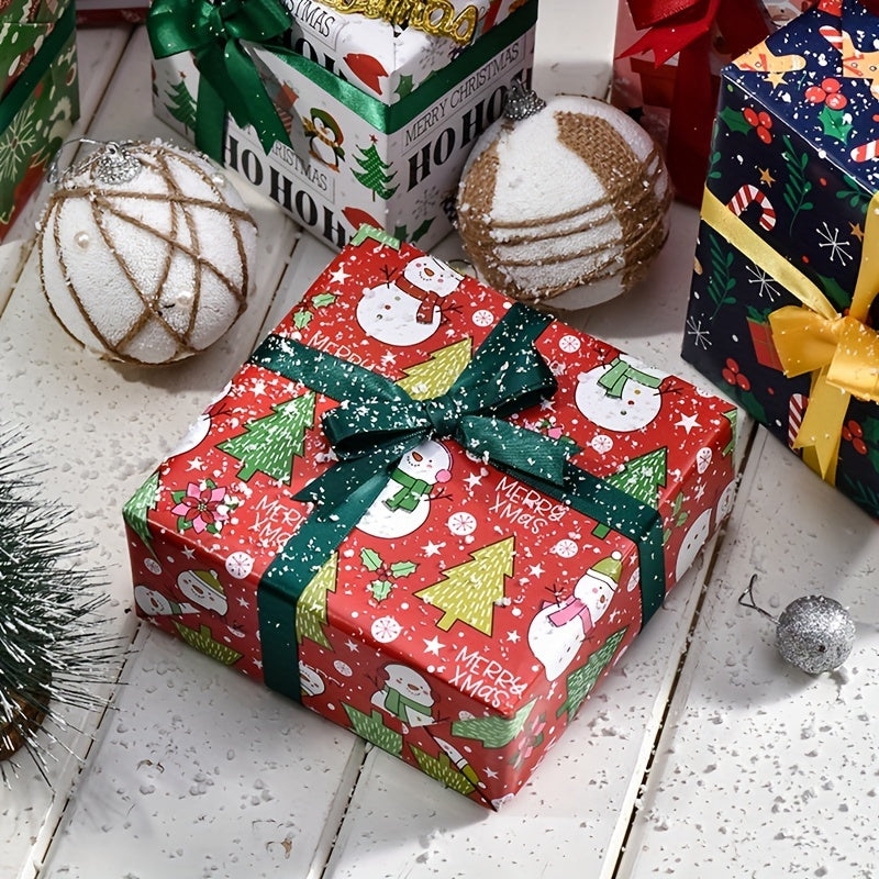 Vianočný baliaci papier – 8 ks