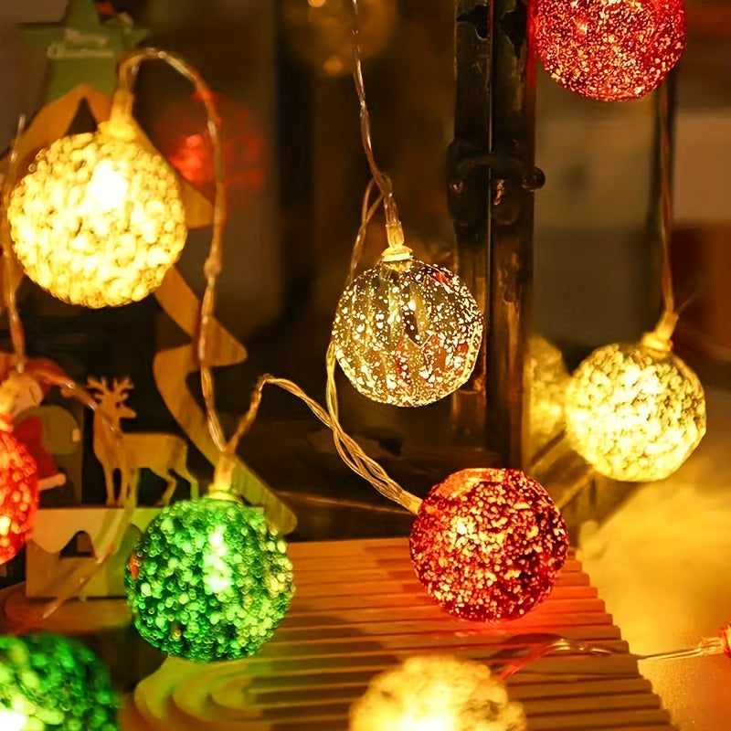 Vianočné svetielka – vianočné gule