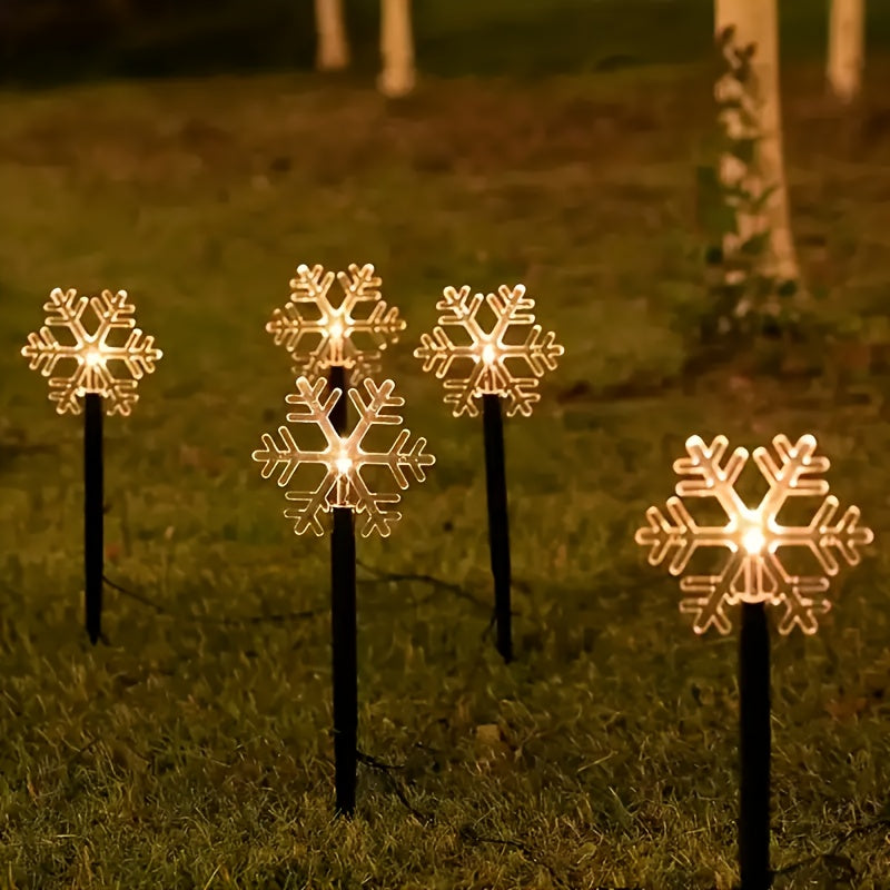 Vianočné svetielka – snehová vločka