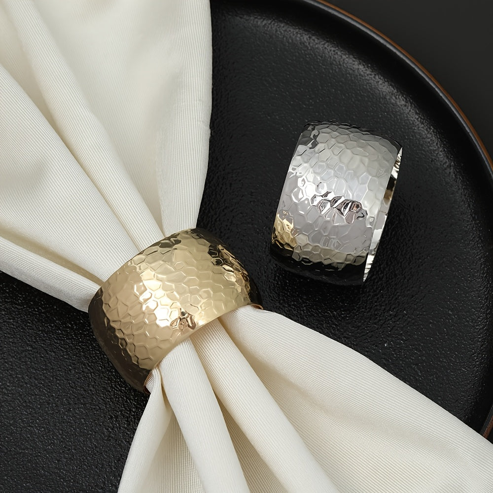 Kovové obrúčky na servítky – zlaté