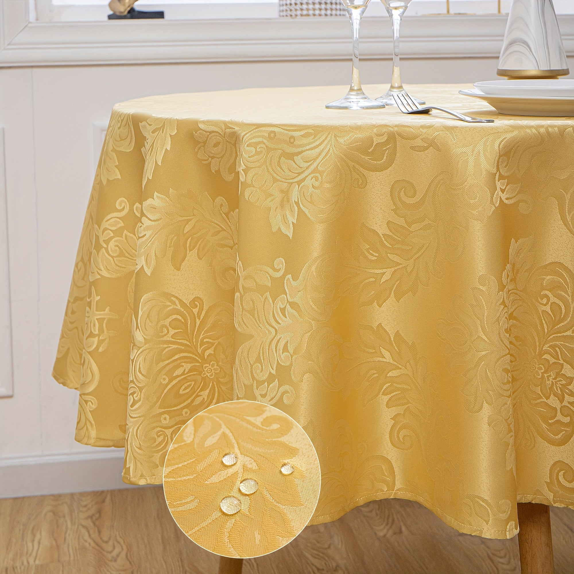 Obrus – kvetinový vzor kruhový