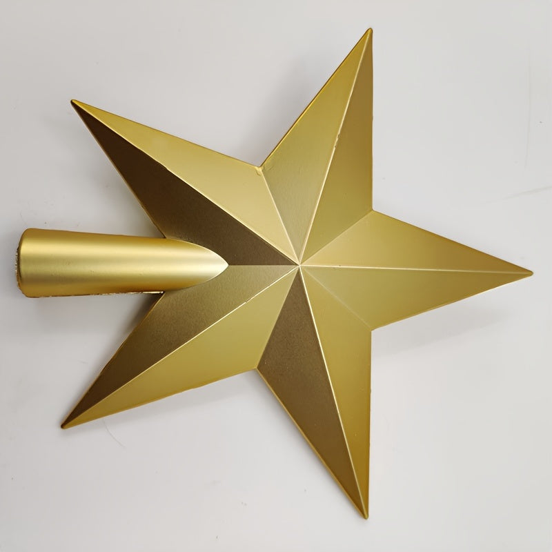 Vianočná hviezda na stromček – zlatá