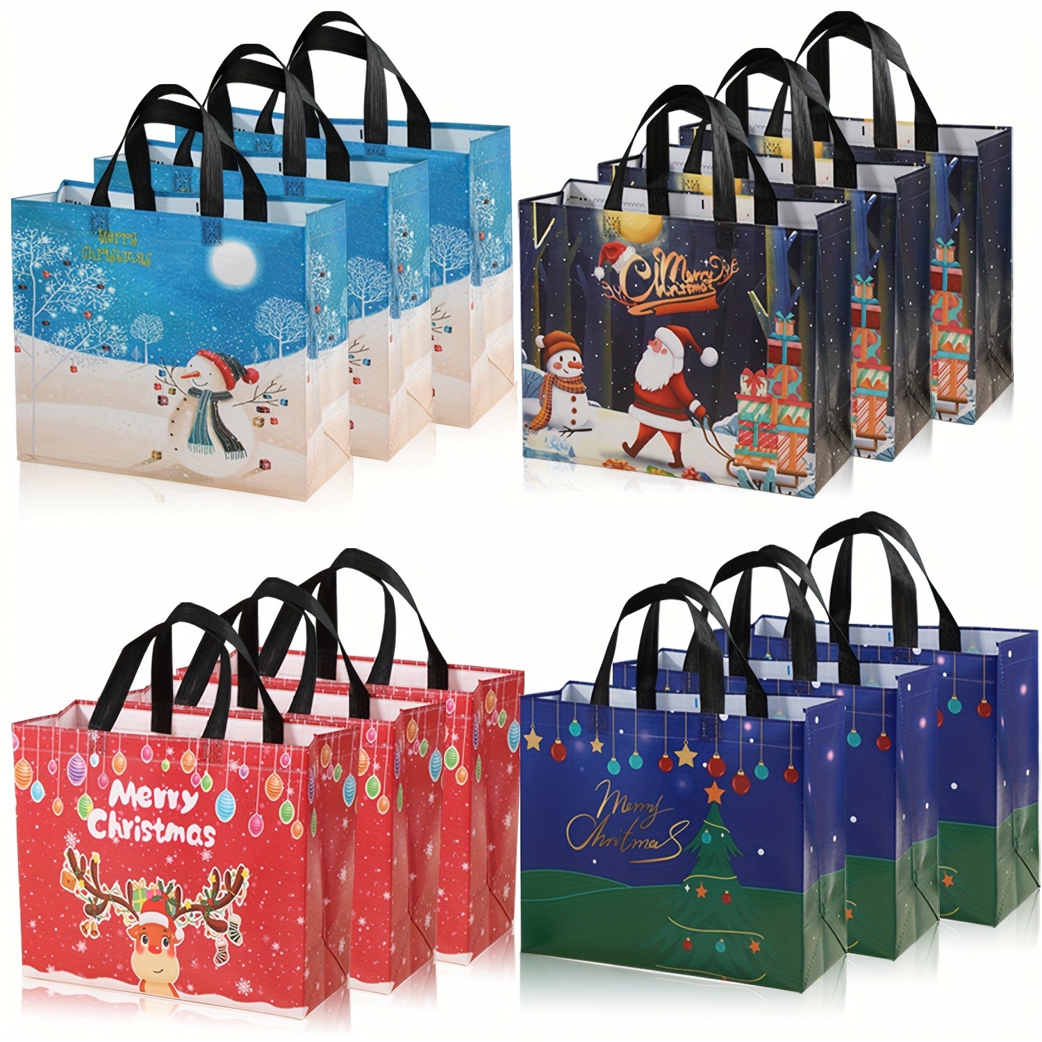 Vianočné tašky – 12ks