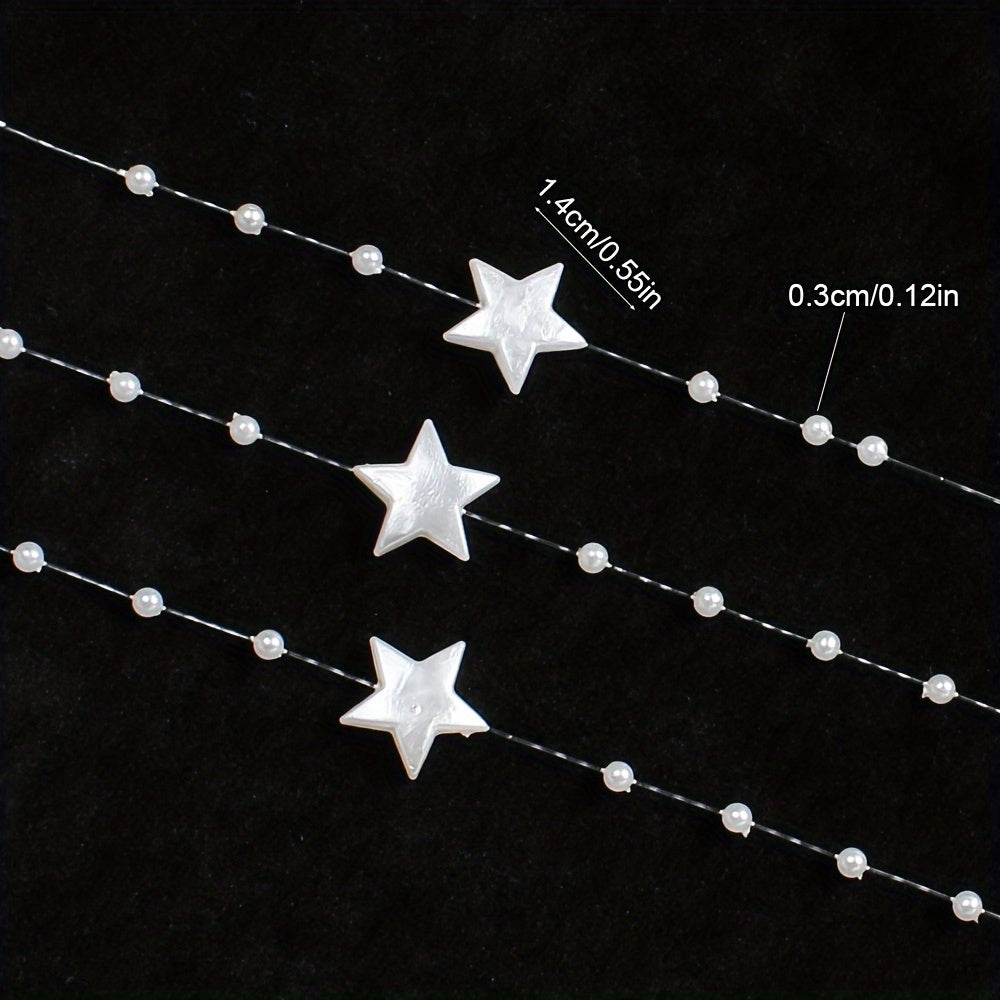 Reťaz s hviezdičkami – akrylová