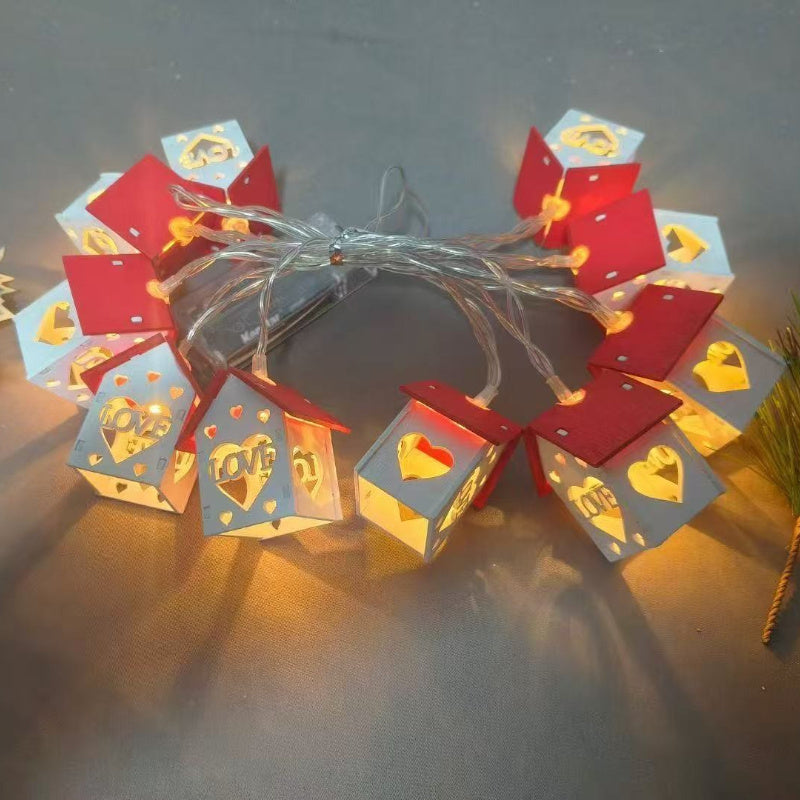 Vianočné svetielka – tvar Domček