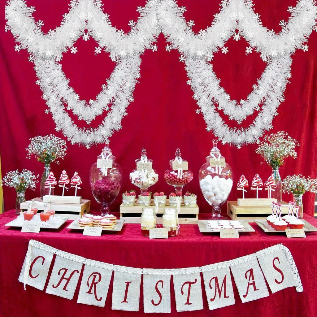 Vianočné snehové vločky – 3 ks