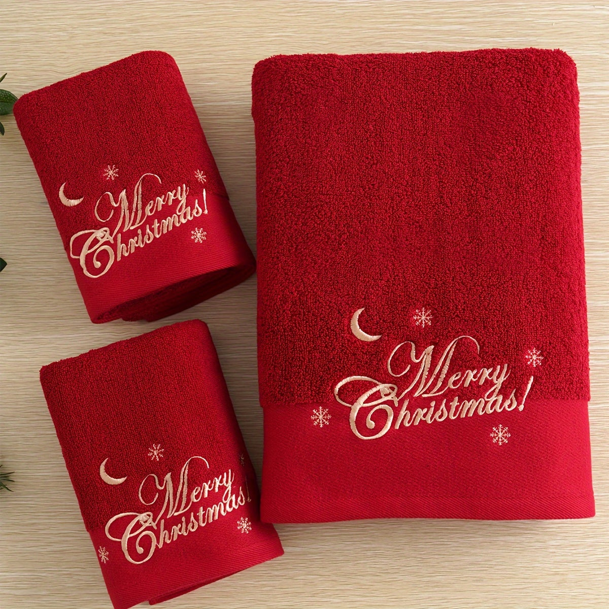 Vianočné uteráky – červené