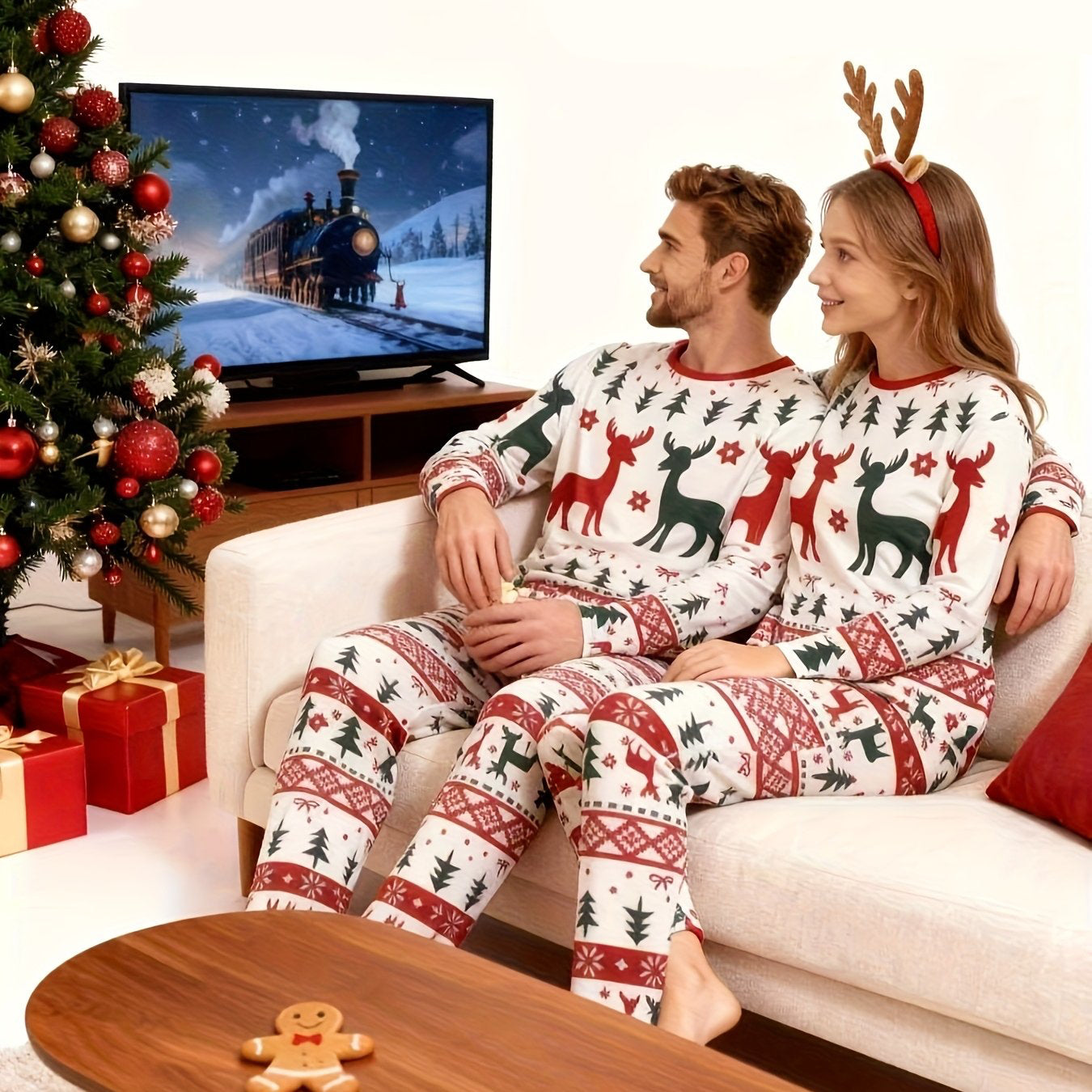 Vianočné pyžamá – unisex