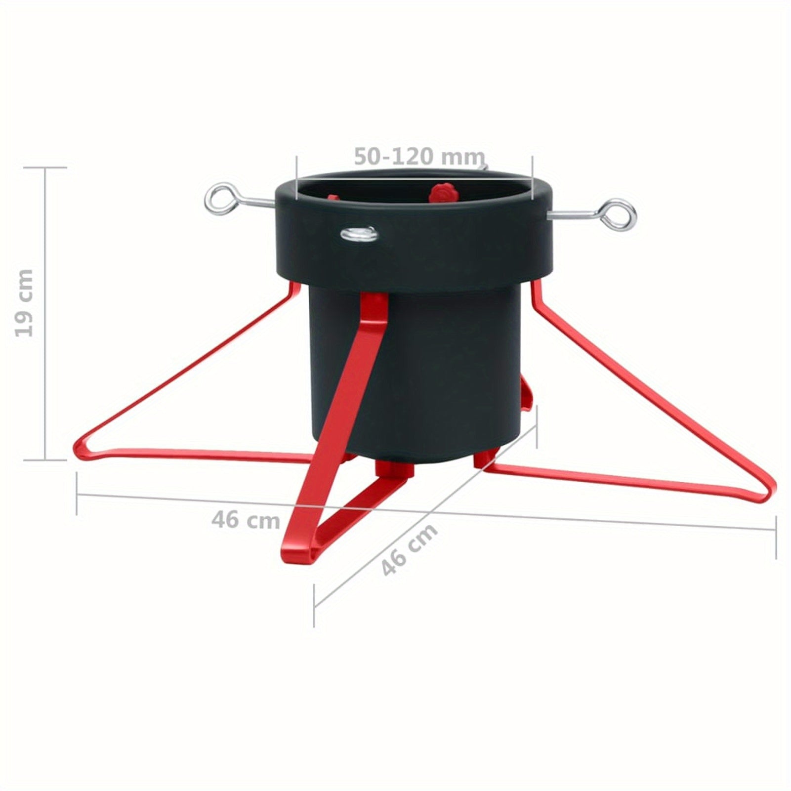 Stojan na vianočný stromček – zelený a červený