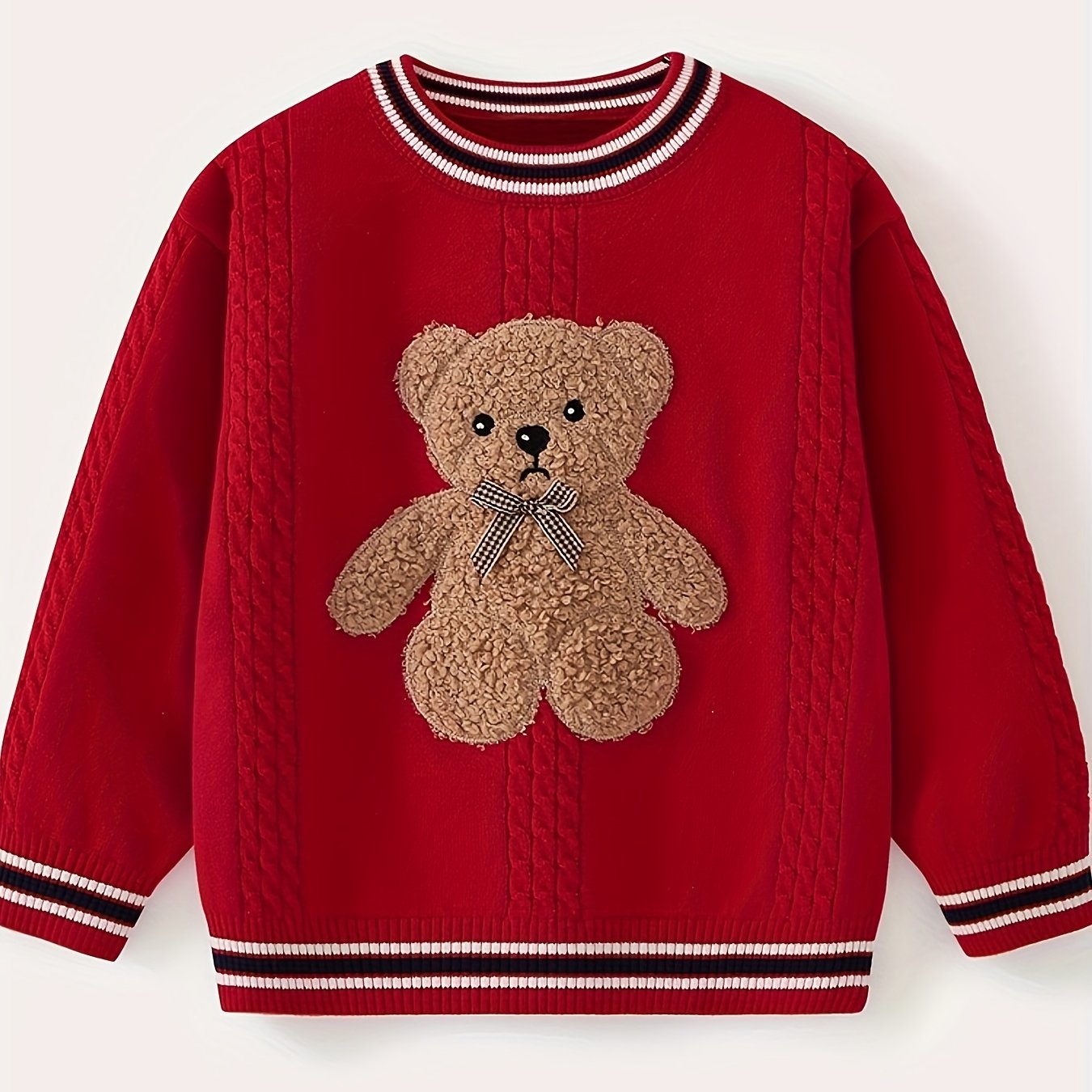 Sveter s medvedíkom – hnedý