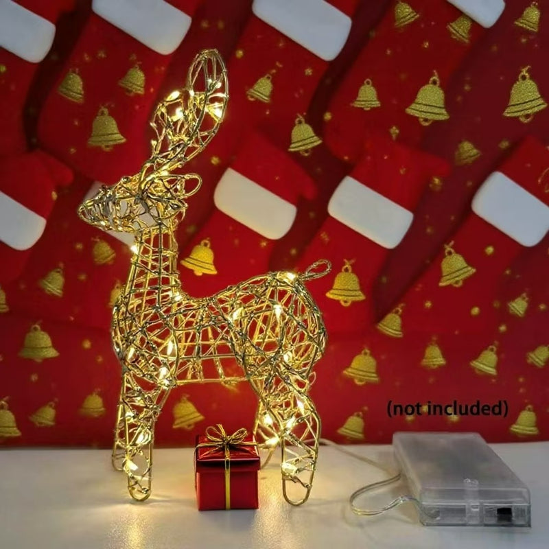 Vianočné svetielka – zlaté