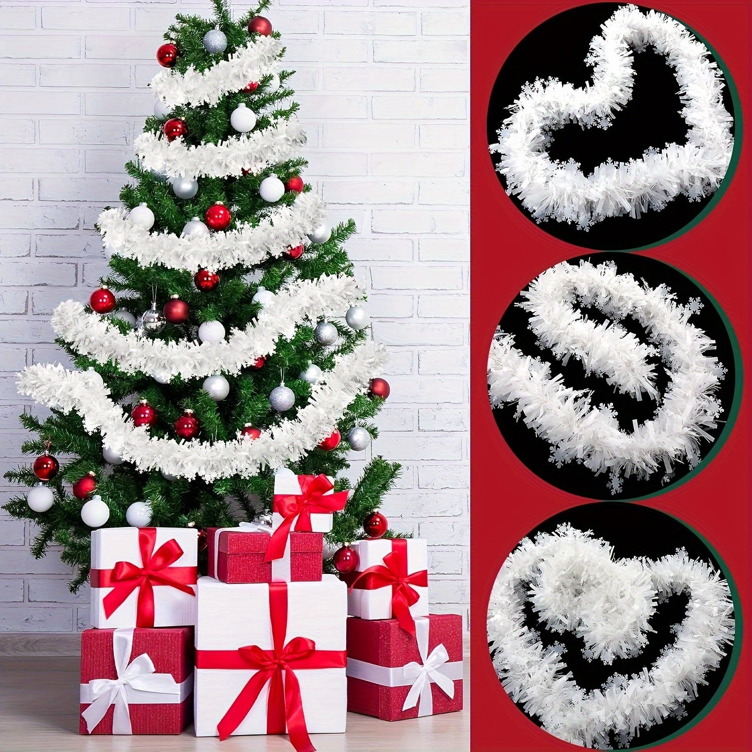 Vianočné snehové vločky – 3 ks