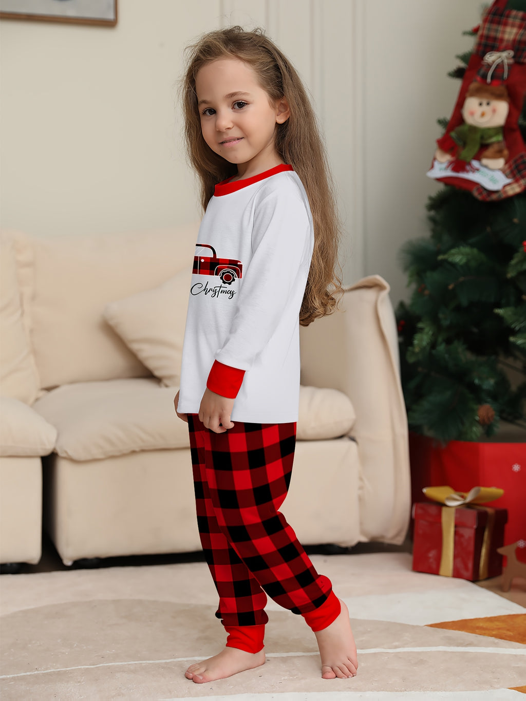 Vianočné pyžamo – zmes farieb