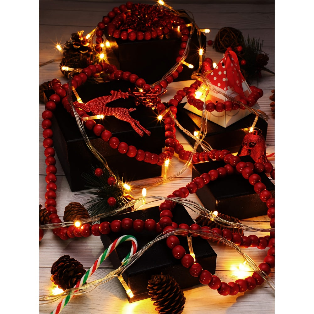 Vianočný girland – červený