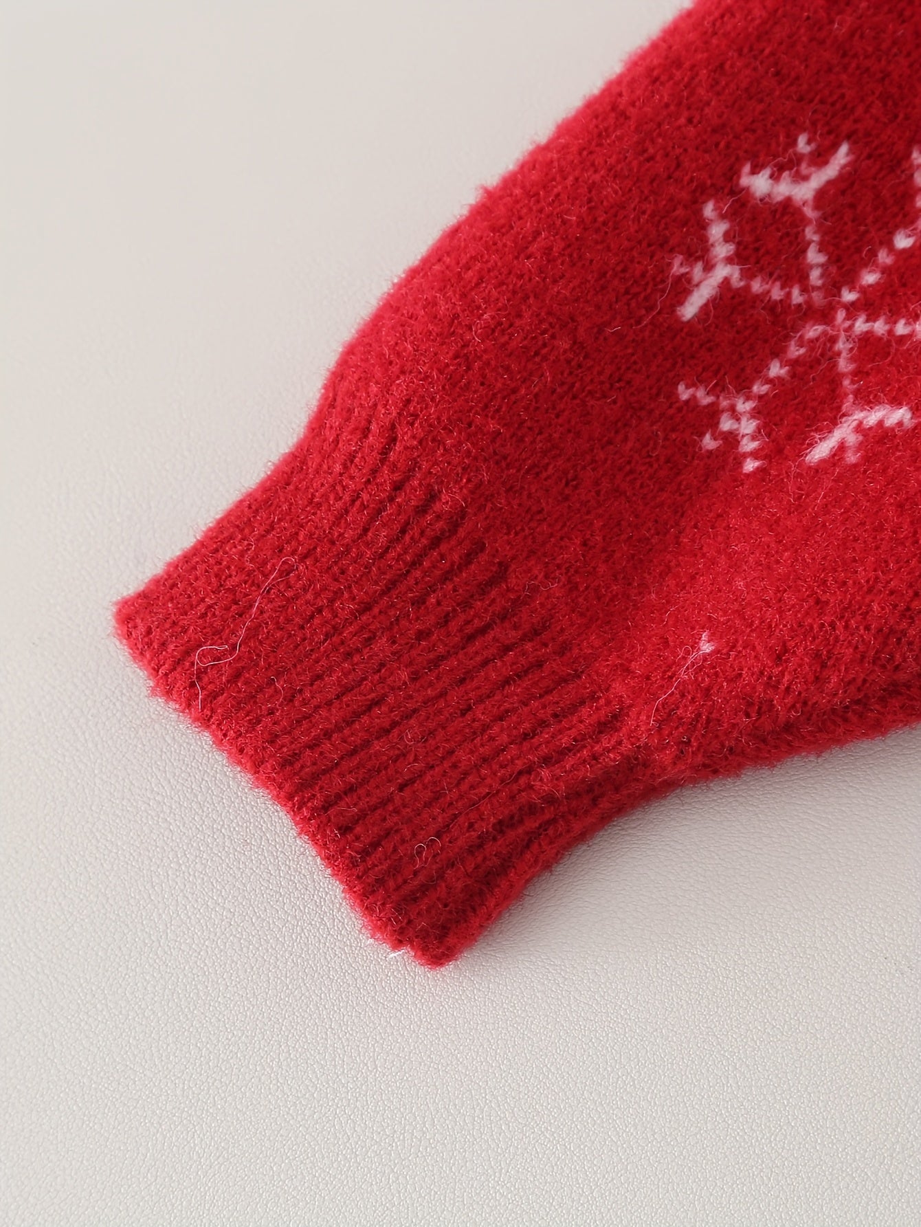 Detský sveter – červený