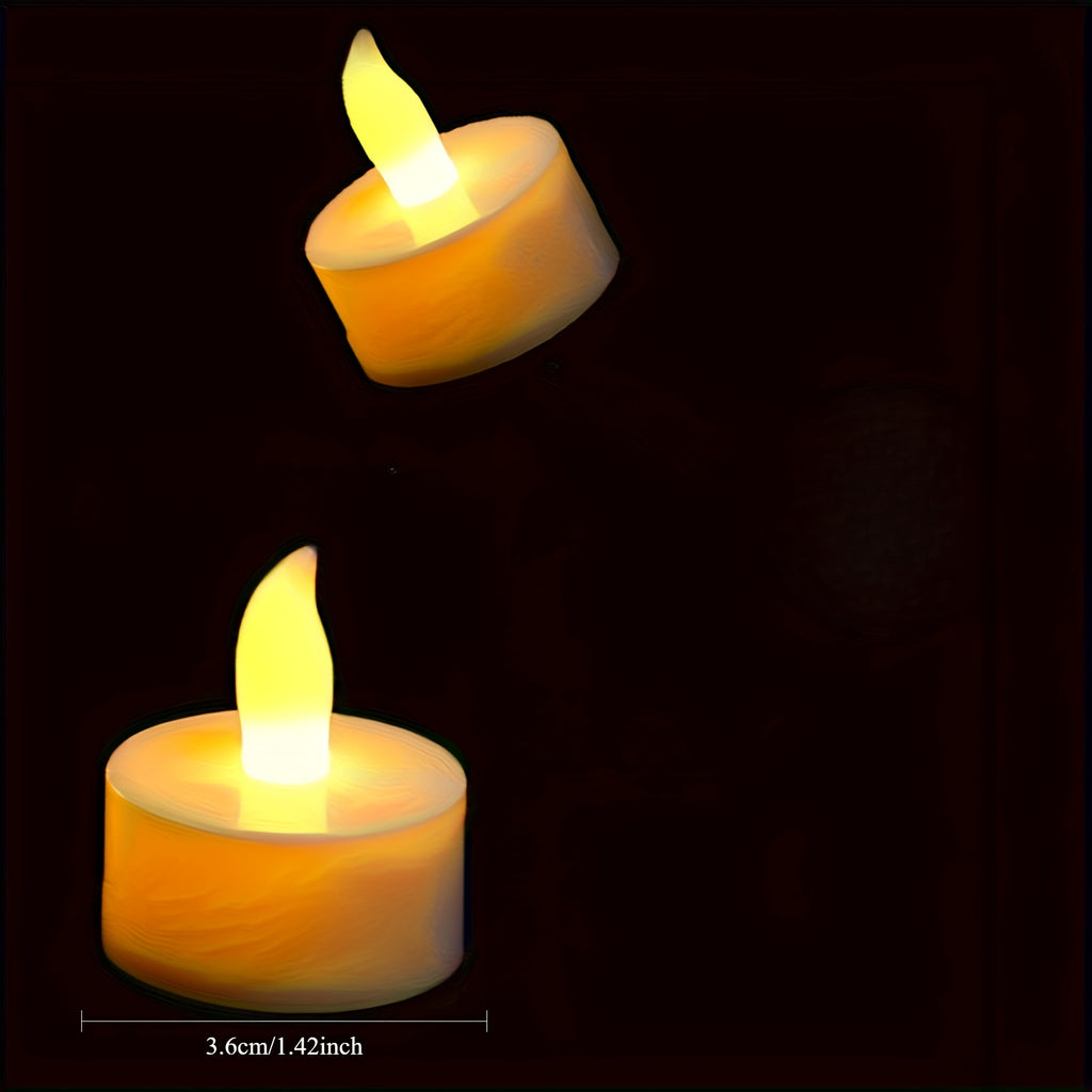 Sada LED sviečok – teplé svetlo