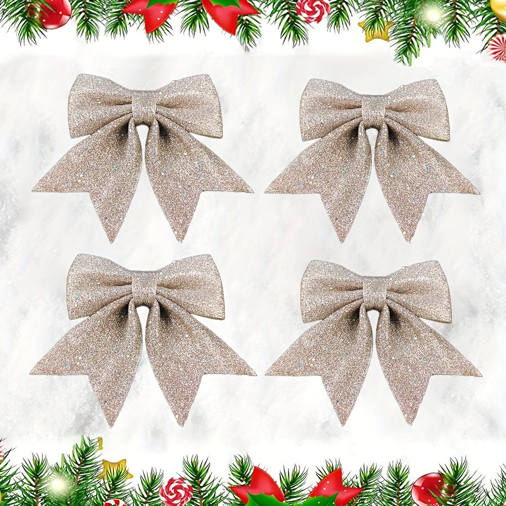 Vianočné dekorácie – 4ks mašle