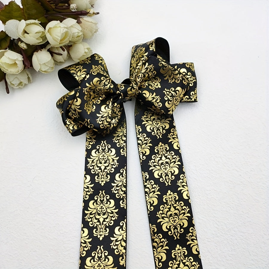 Saténová stuha – čierna