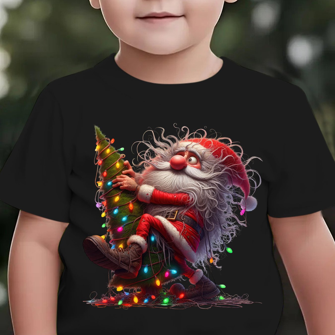 Tričko pre deti – Santa Claus a sobi