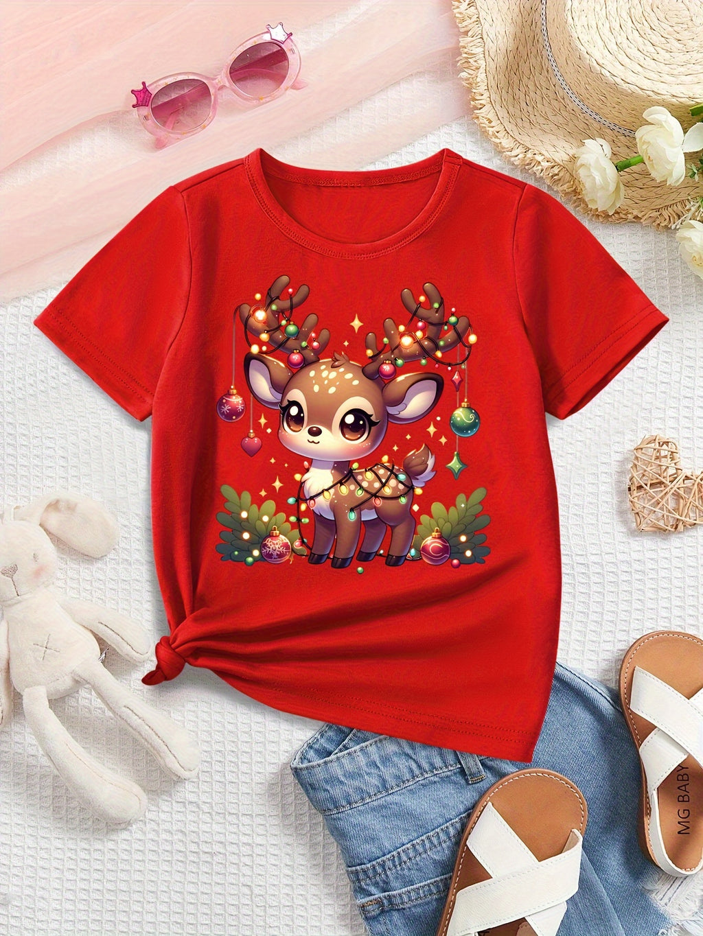 Tričko pre dievčatá – červené