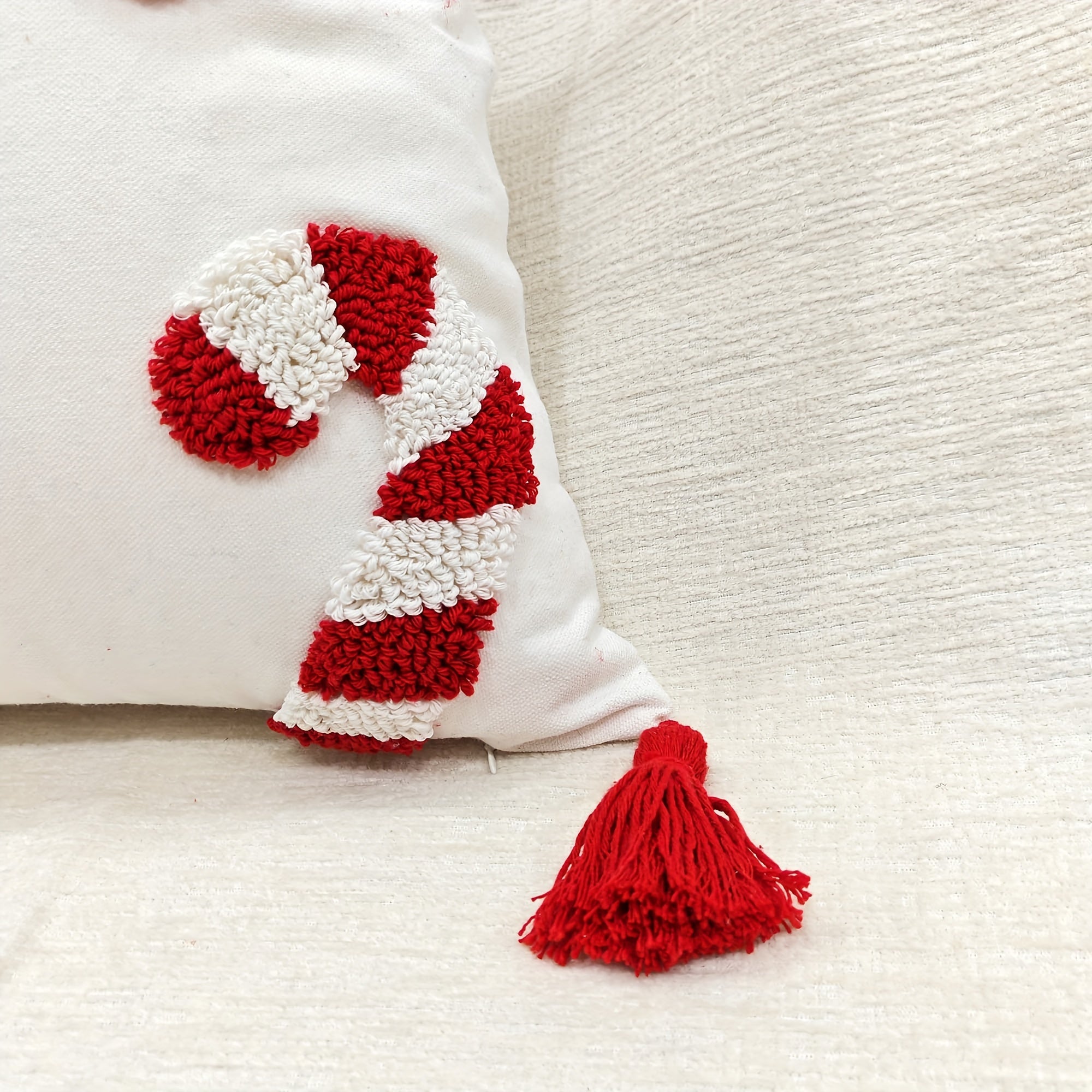 Obliečka na vankúš – červenobiela