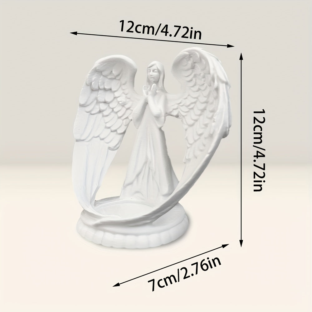 Stojan na sviečky – biely