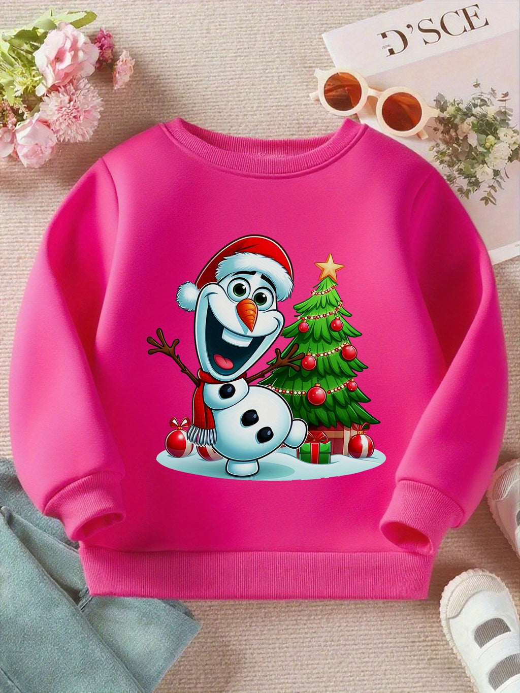 Mikina s potlačou snehuliaka – Olaf