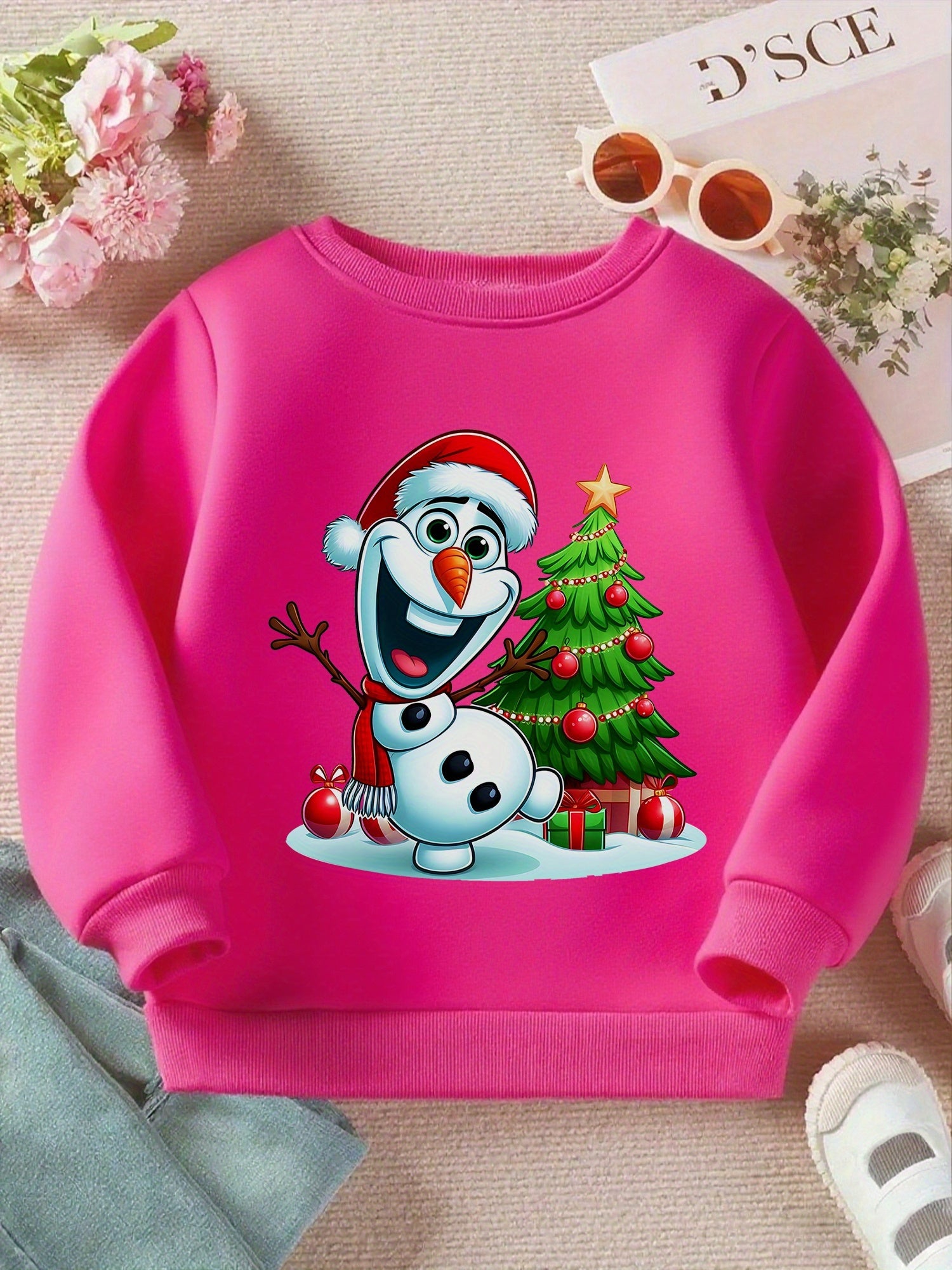 Mikina s potlačou snehuliaka – Olaf