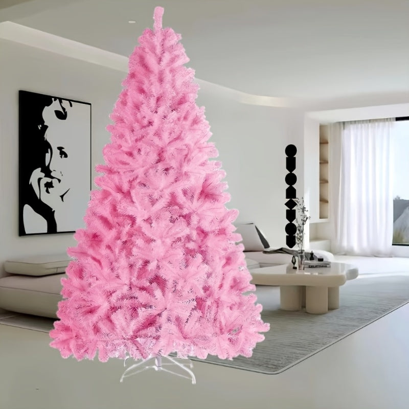Umelý vianočný stromček – ružový