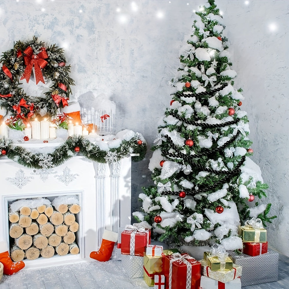 Vianočná girlanda – čierna