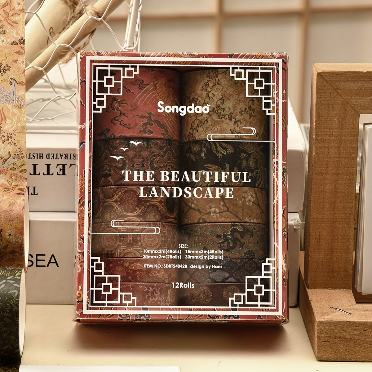 Dekoratívna lepiaca páska – geometrické vzory