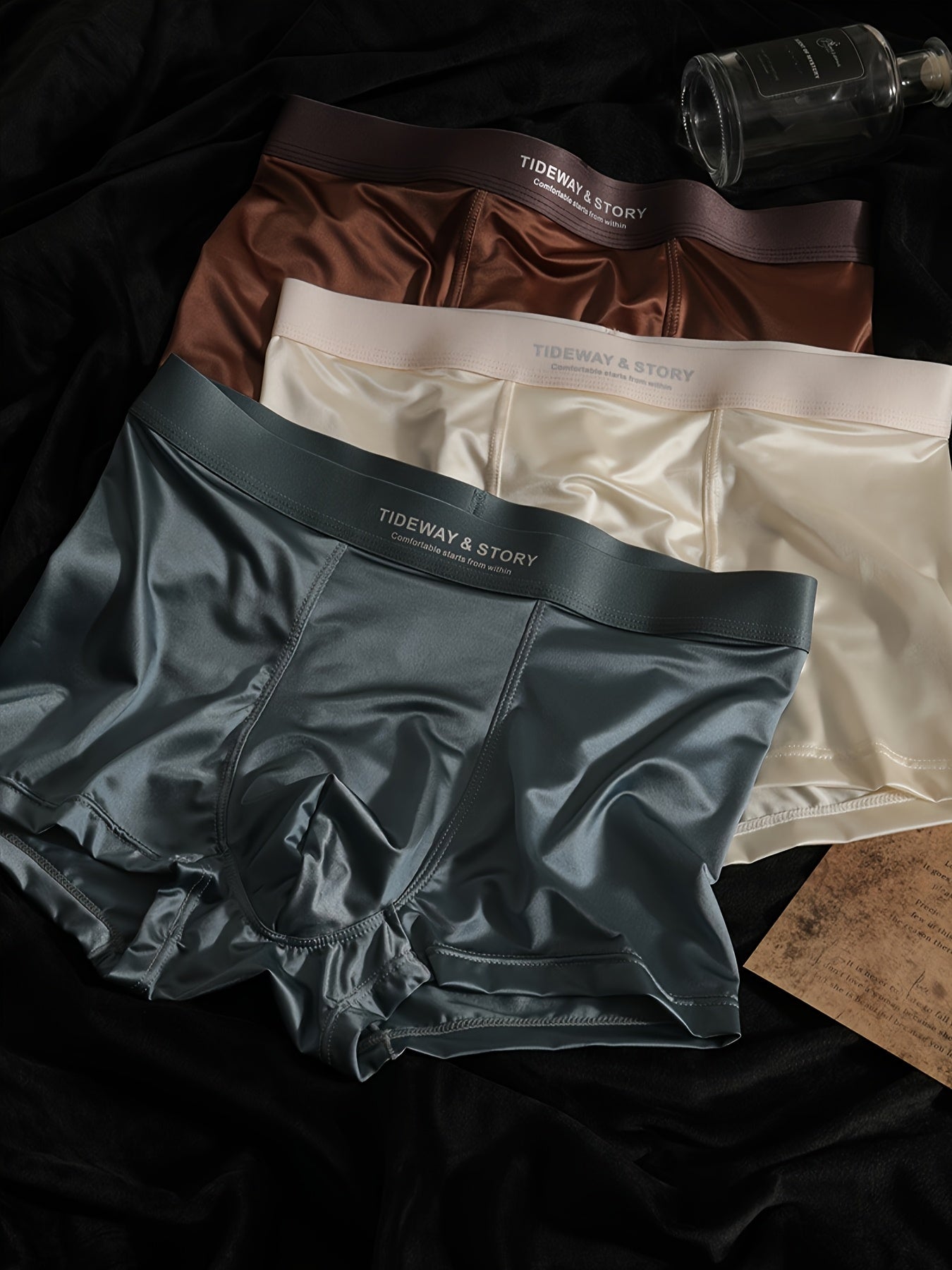 Boxerky – marhuľová a biela