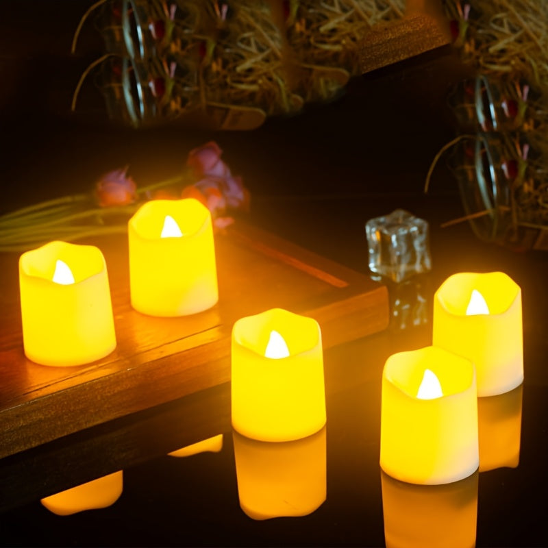 LED sviečky – teplá žltá