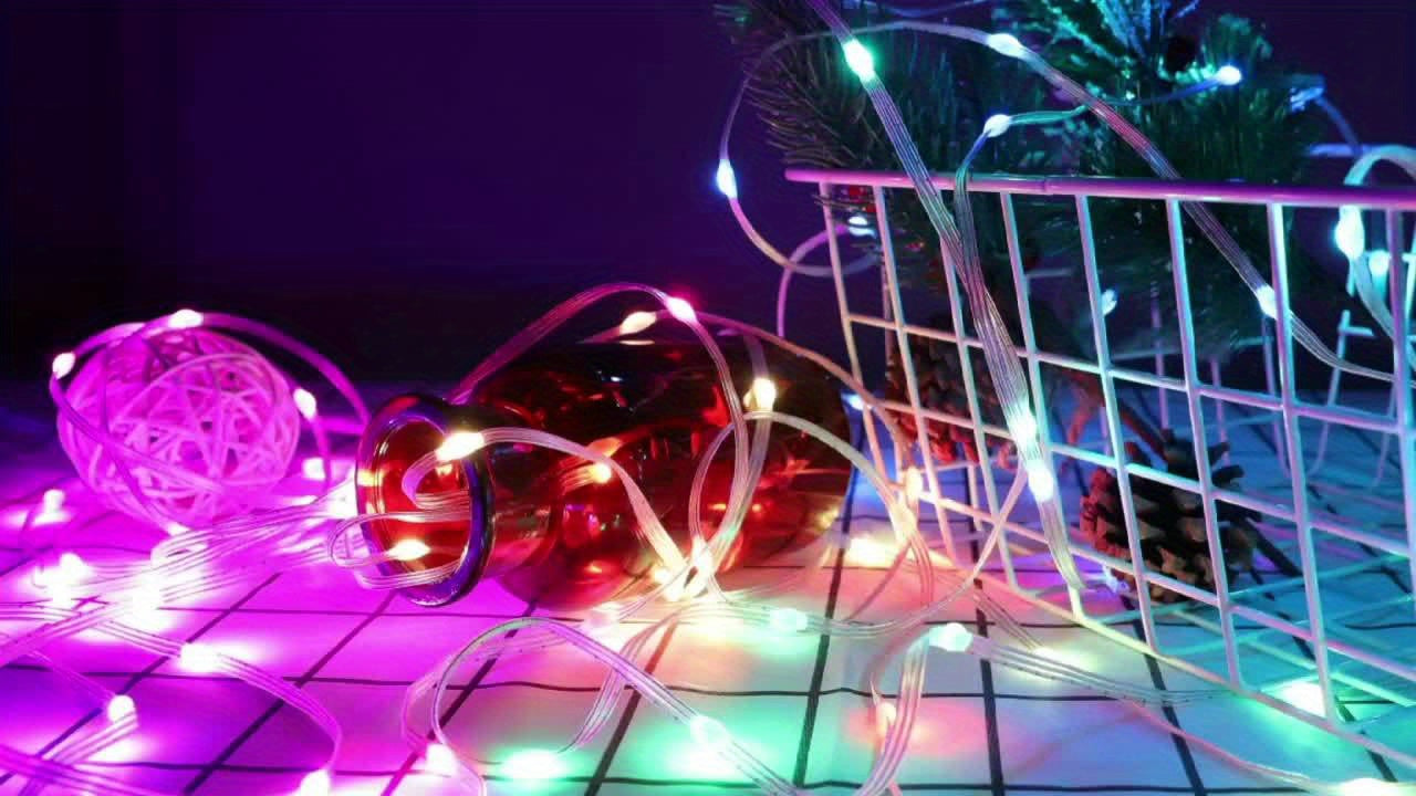 Vianočné svetielka – farebné