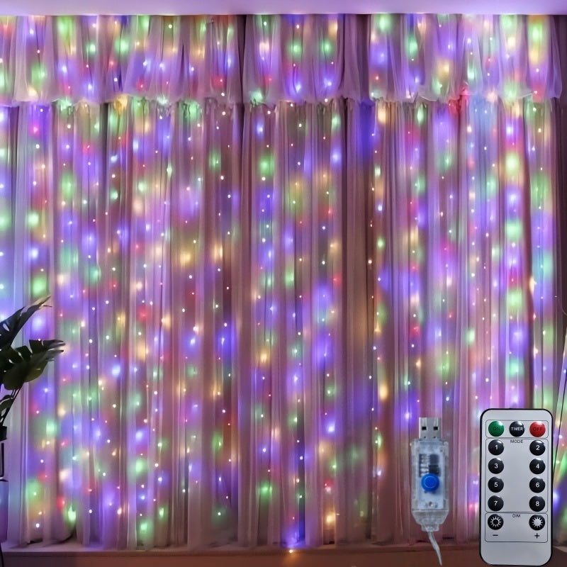 Vianočné svetielka – závesné s ovladačom