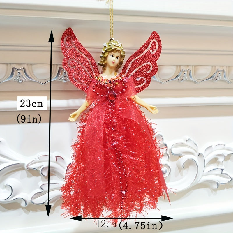 Vianočná ozdoba – plyšový anjel