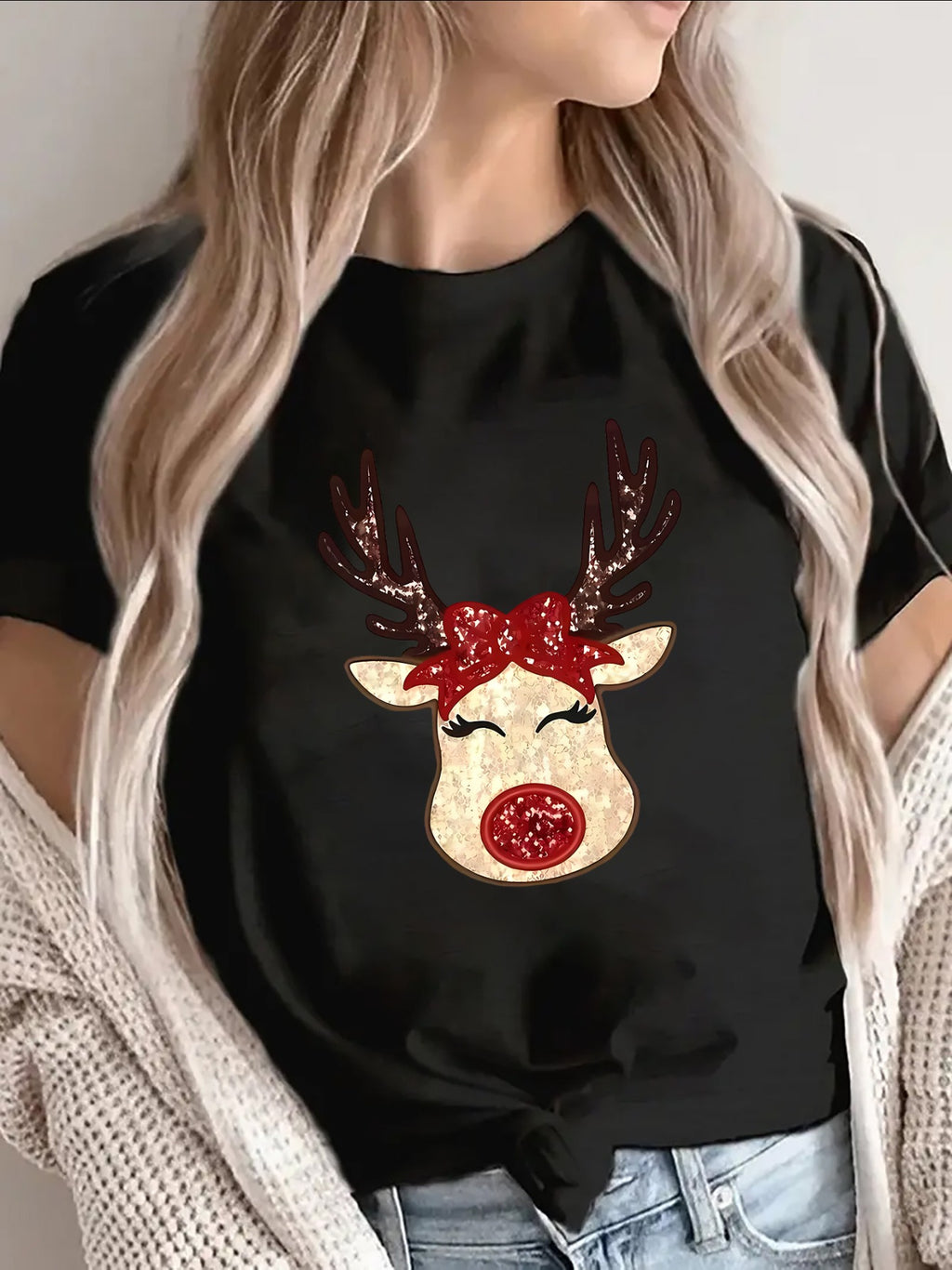 Vianočný tričko – biele