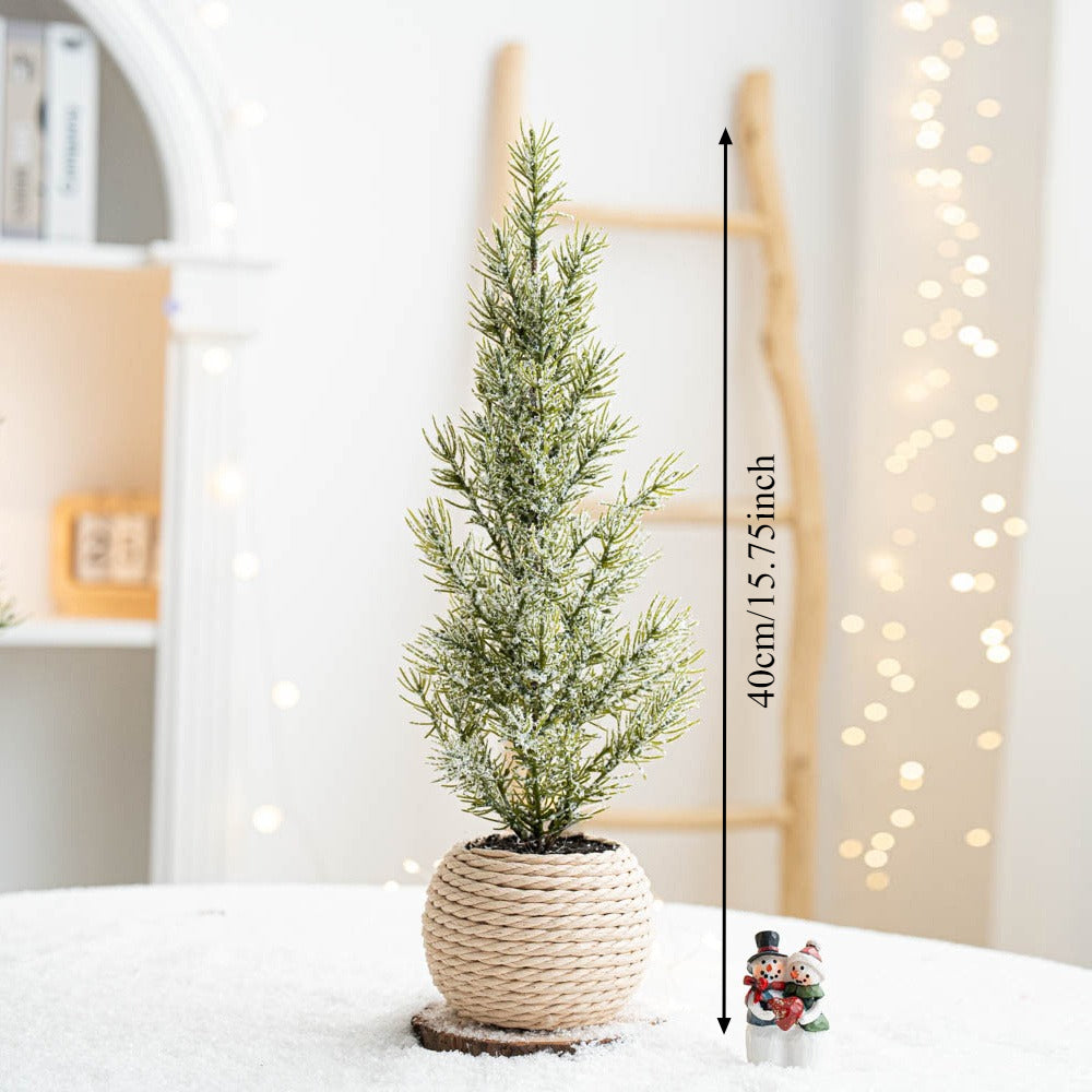 Mini umelý cédrový stromček